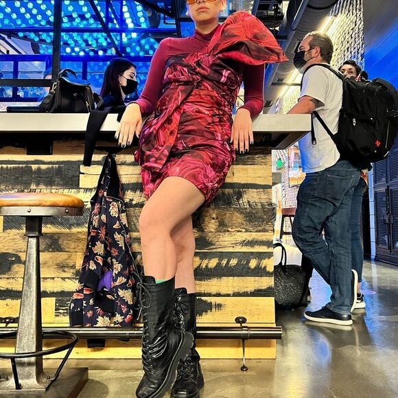 BOW DRESS - Picture 3 of 14